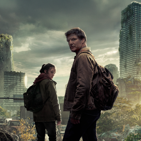 Ellie & Joel på vej ind i en ødelagt storby